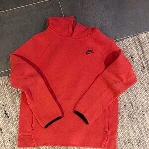 Nike Bright Red Sweatshirt with Black Logo